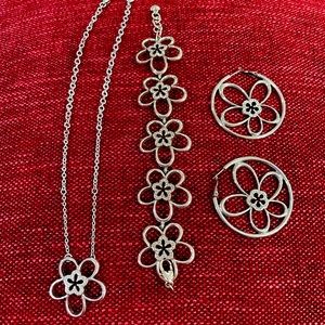 Brighton necklace , earrings and matching necklace